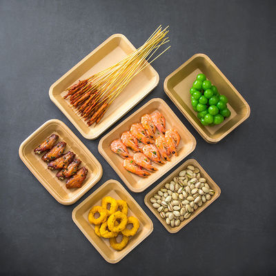 Βιοδιασπάσιμο μίας χρήσης πιάτο 250 γευμάτων εγγράφου της Kraft - 850ml για τα φρέσκα τρόφιμα