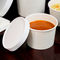 Σούπας εγγράφου λιπασματοποιήσιμη σούπα συνήθειας βαθμού τροφίμων κύπελλων λιπασματοποιήσιμη με το κύπελλο εγγράφου καπακιών
