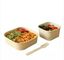 1400ml τετραγωνικό μεσημεριανού γεύματος Bento κύπελλο σαλάτας εγγράφου κιβωτίων μίας χρήσης take-$l*away