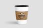 Μίας χρήσης μανίκι φλυτζανιών συνήθειας καφέ εγγράφου κατόχων φλυτζανιών εγγράφου της Kraft καφέ