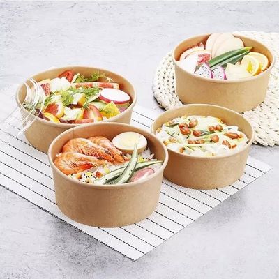 Take-$l*away σούπα ρυζιού κύπελλων σαλάτας της Kraft μίας χρήσης που συσκευάζει 500ML με το καπάκι