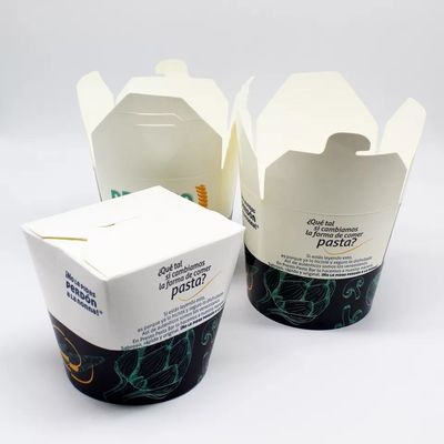 Εξαγωγέα κιβώτιο μίας χρήσης 16oz 26oz 32oz εγγράφου συνήθειας νουντλς εμπορευματοκιβωτίων κινεζικό
